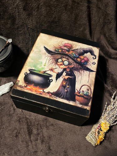 Potion Witch Wooden Witches Tool Box | Rewitched