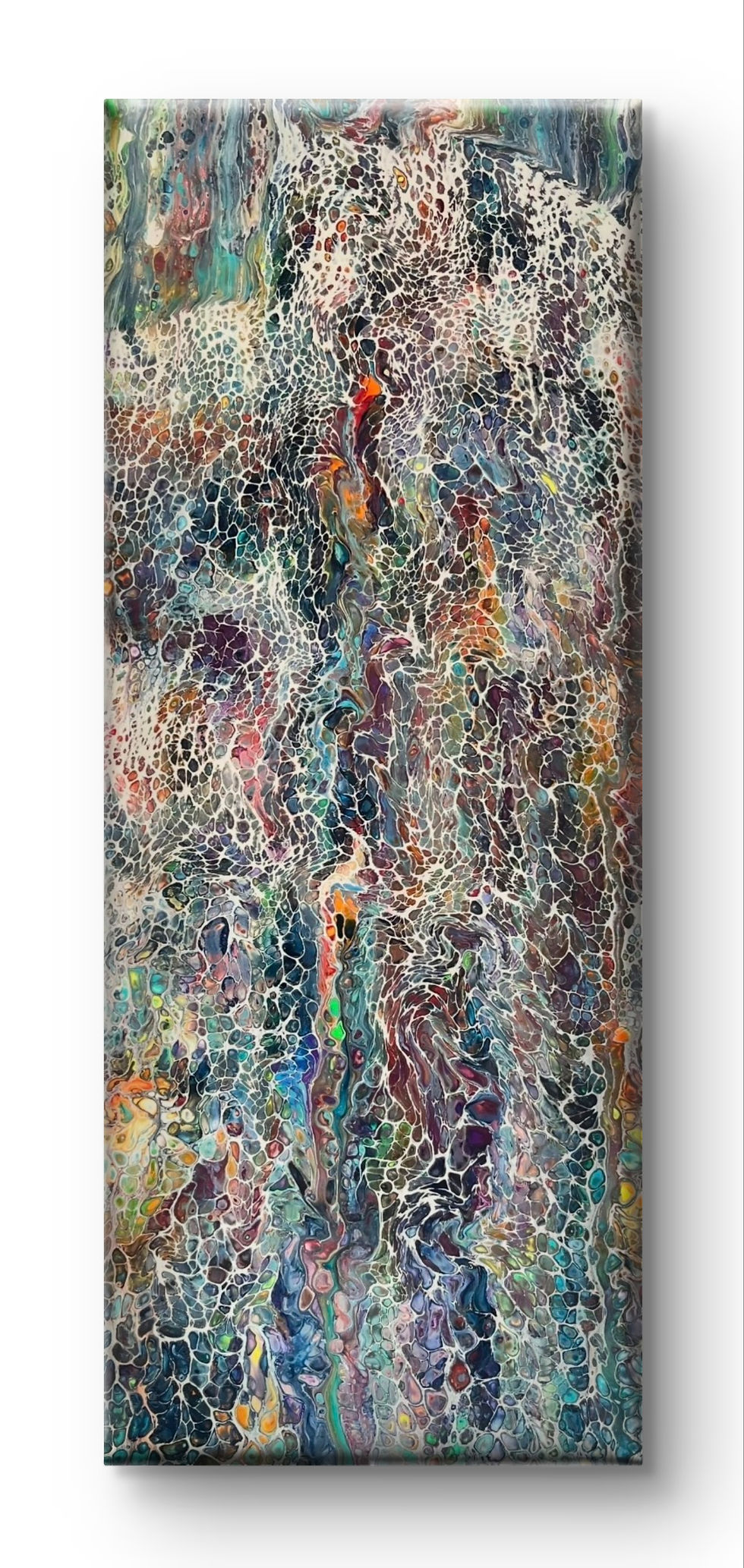 Shattered Glass Acrylic Painting