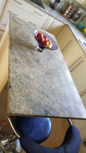 Kashmire White Polished Granite 30mm