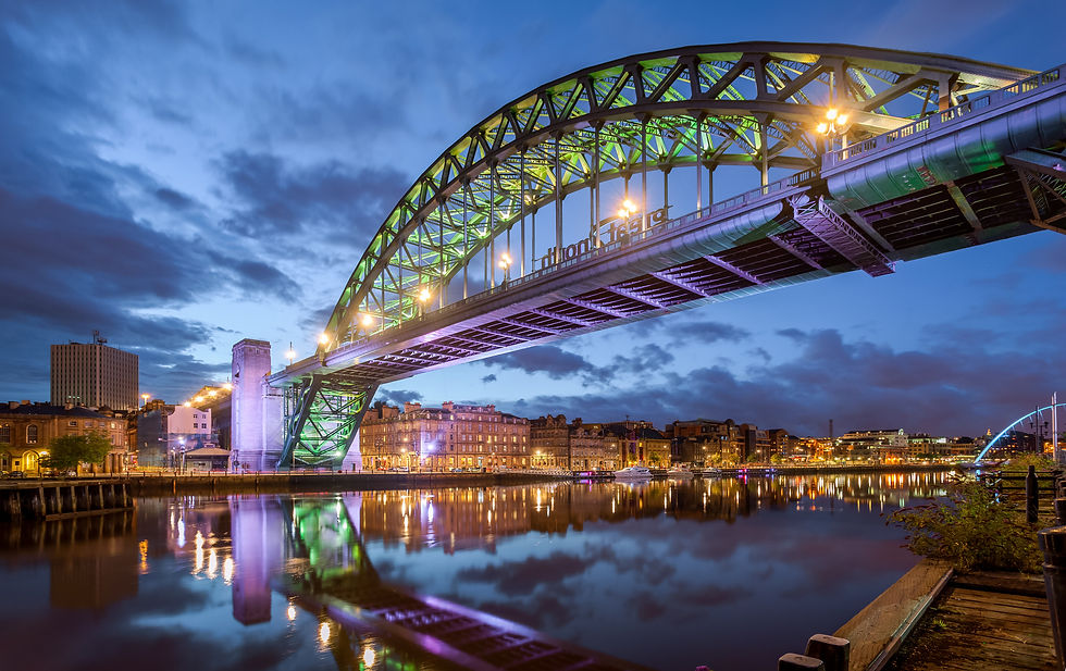 River bridge in Newcastle-upon-Tyne