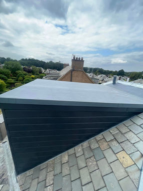 Tiles around dormer loft