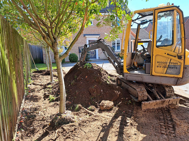 Mini Digger Hire | Pappy Digger | Lincoln