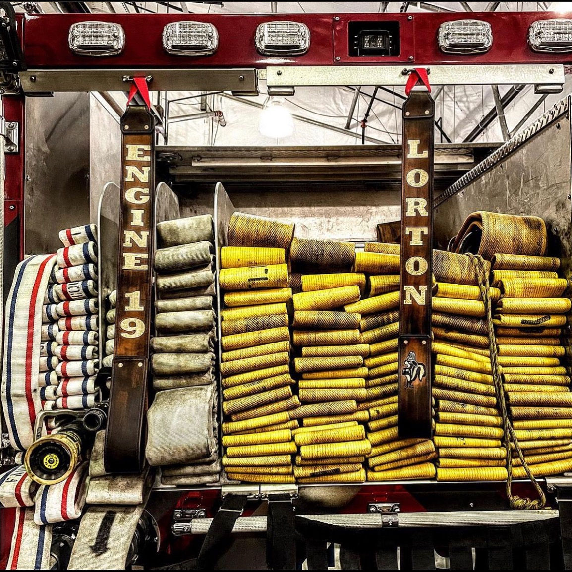 Hose Layout Strap Attachment