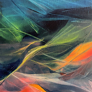 Öl auf 40/40 Leinwand, 2023