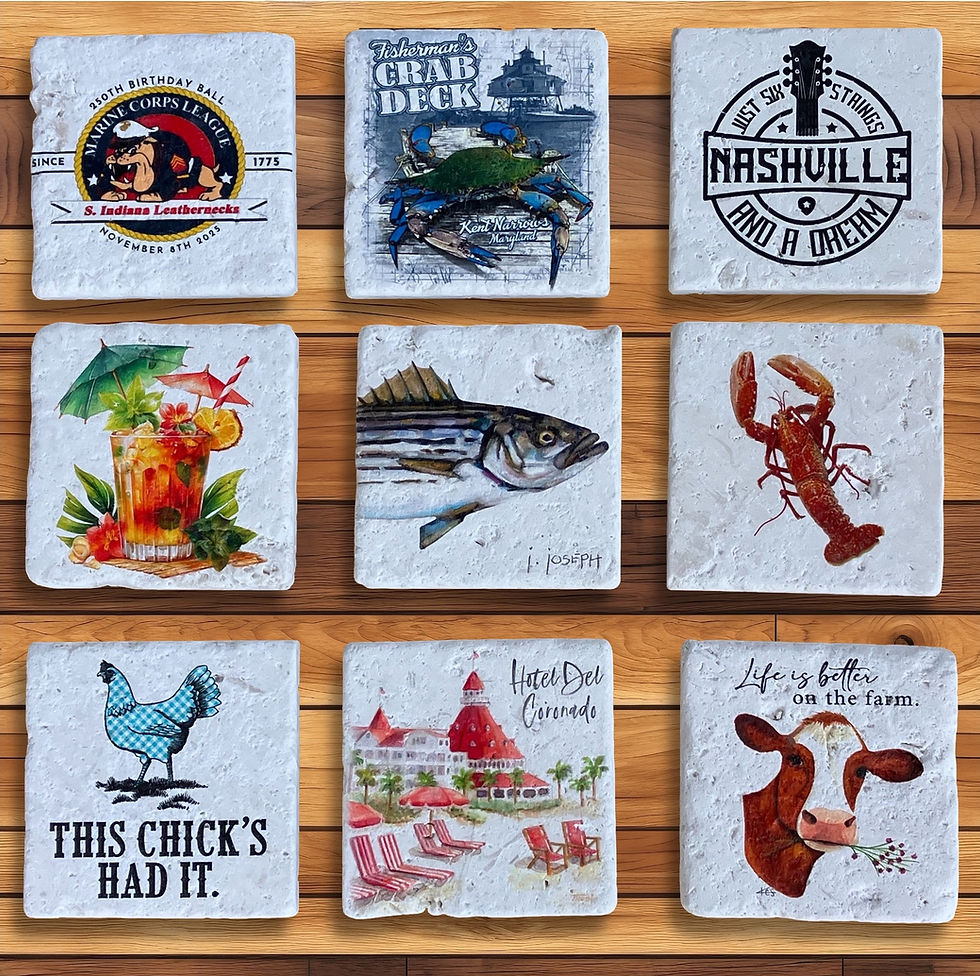 Thumbnail: Absorbent Fossil Limestone Coaster