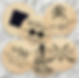 Thumbnail: 2" Round Wood Magnet