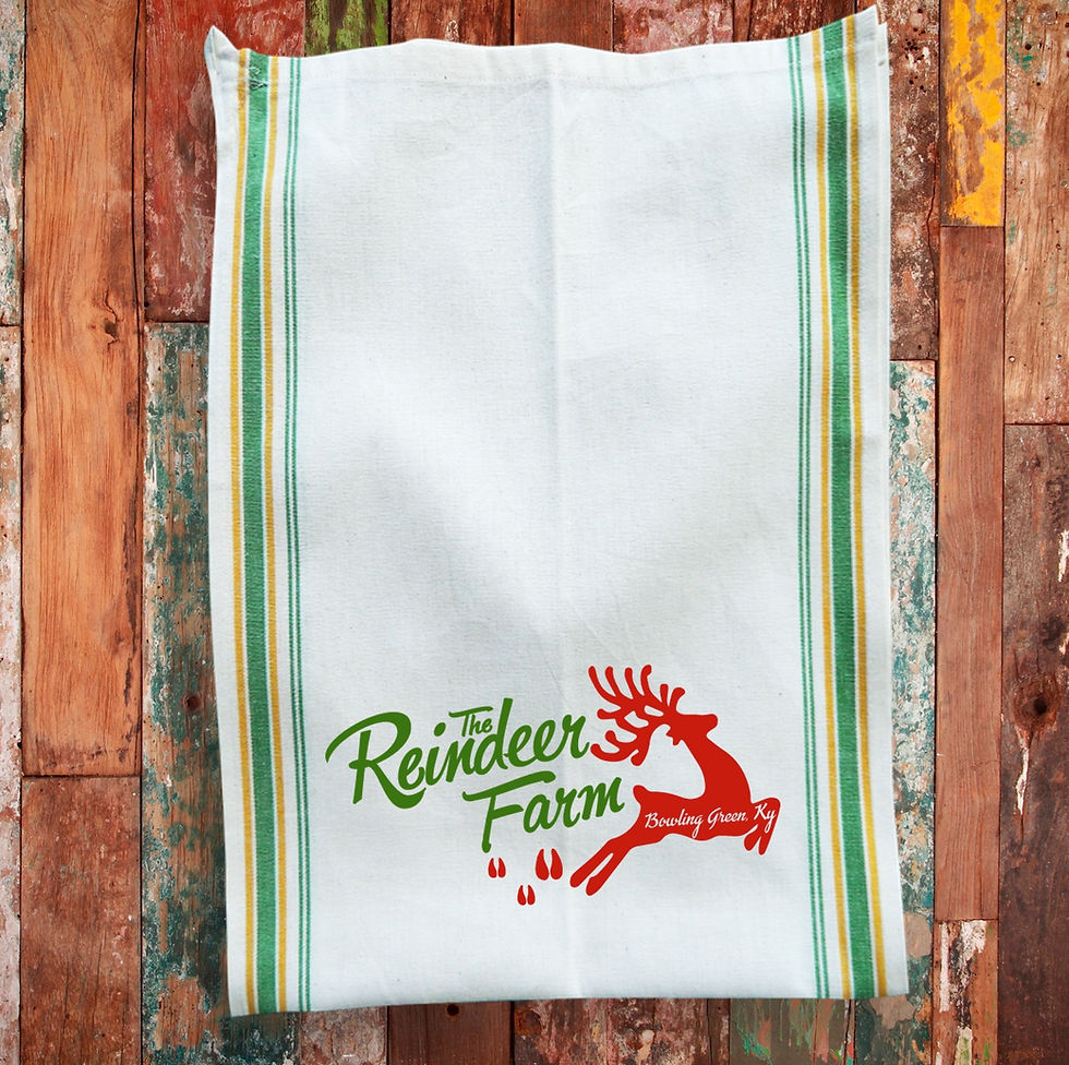 Thumbnail: Green/Yellow Stripe Kitchen Towel - 18"x28"