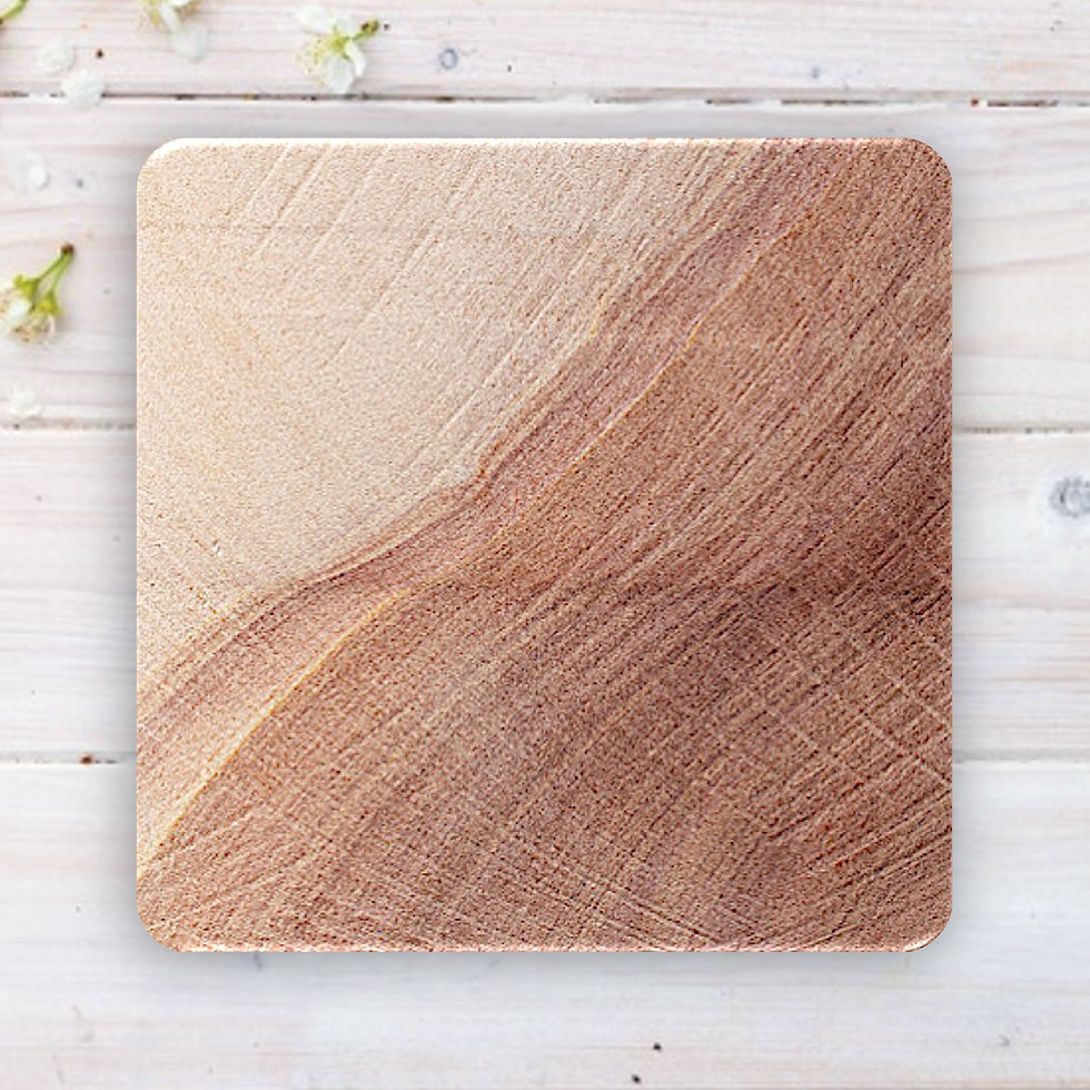 Thumbnail: SS-30 - Faux Sandstone Printed Square Absorbent Coaster