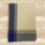 Thumbnail: Navy Plaid Tea-Dyed Background Kitchen Towel
