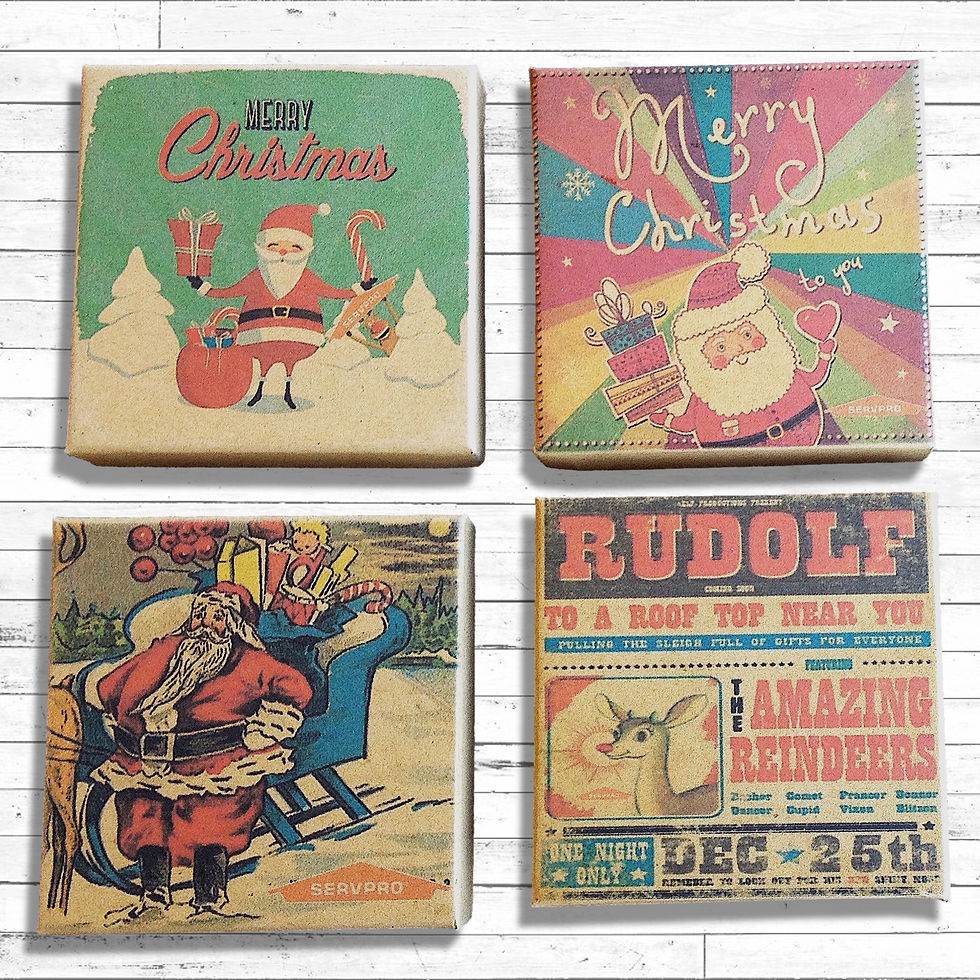 Thumbnail: Coaster Gift Boxes with Printed Lid