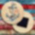 Thumbnail: 3" Round Wood Magnet