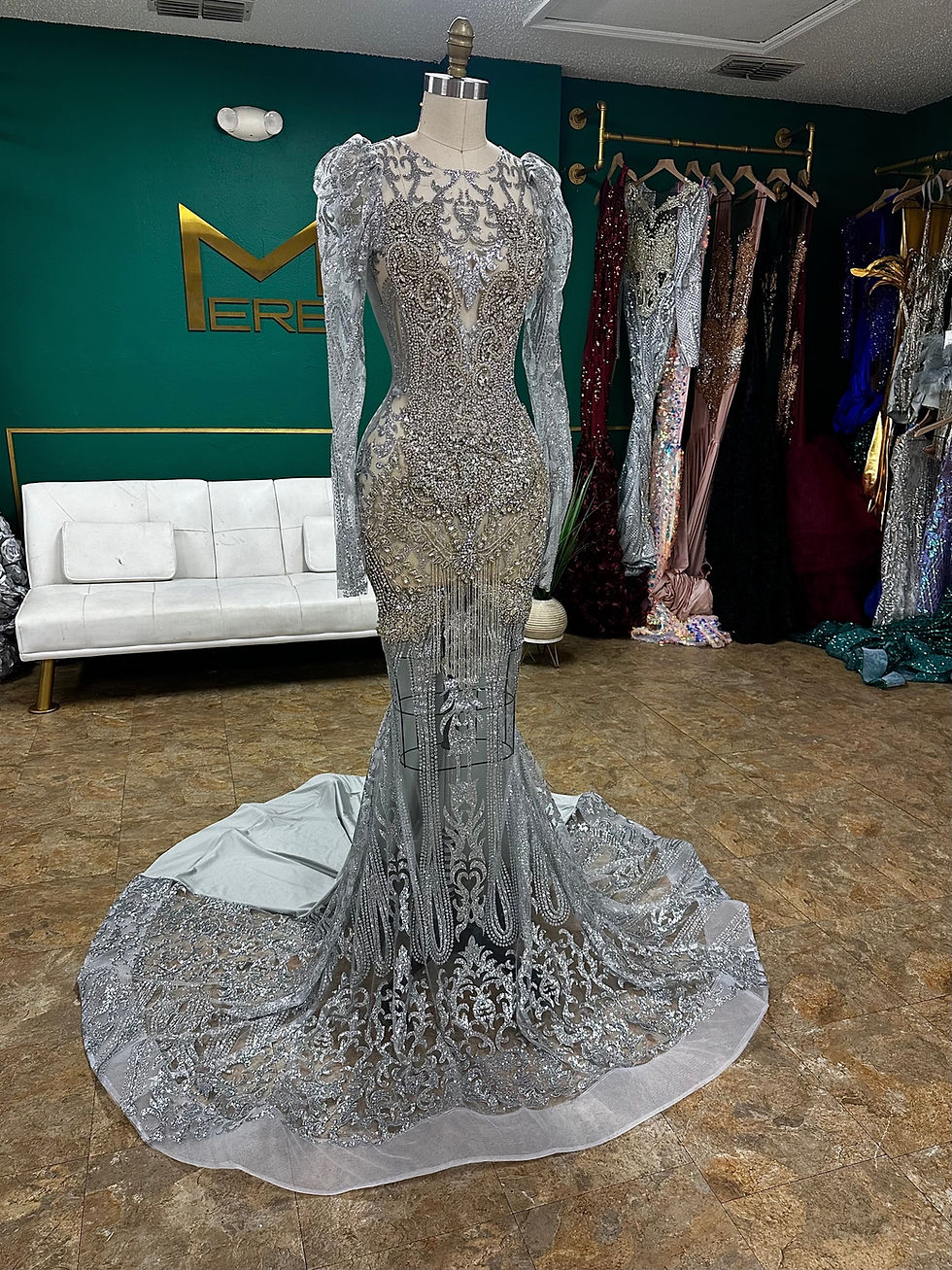 Thumbnail: $750 Small/Medium Gown. Ready To Ship /Contact me to purchase