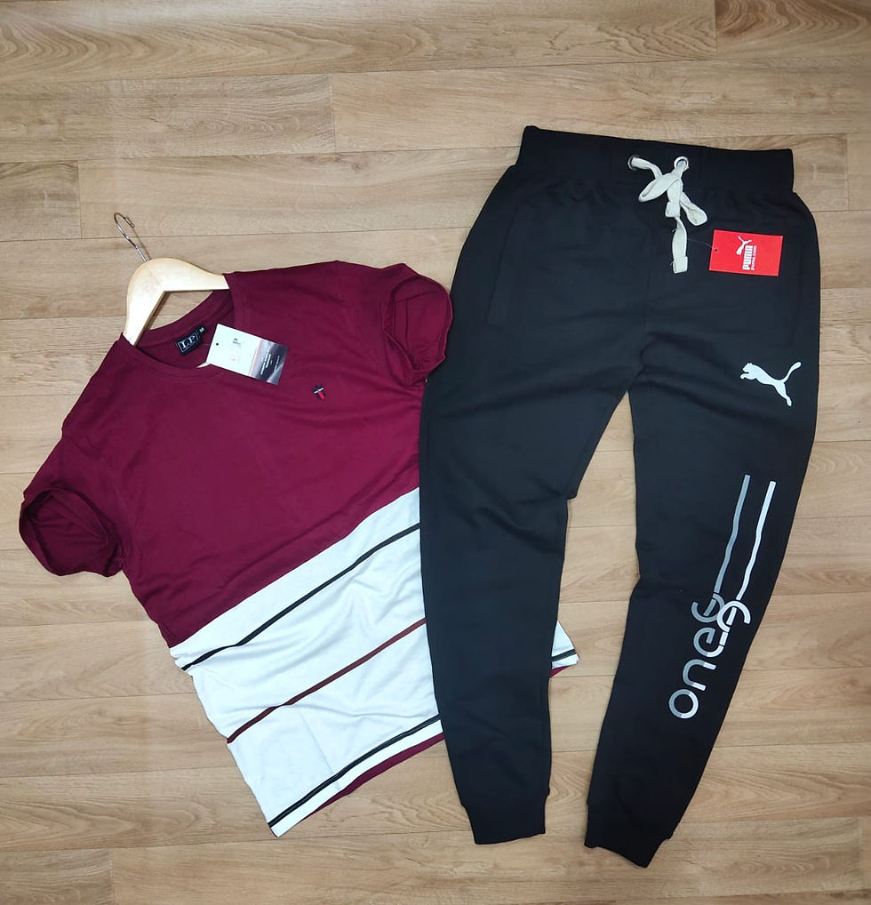 Thumbnail: Branded T-shirt + Track pant (combo) 