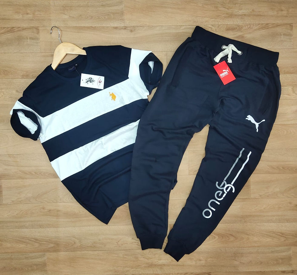 Thumbnail: Branded T-shirt + Track pant (combo) 