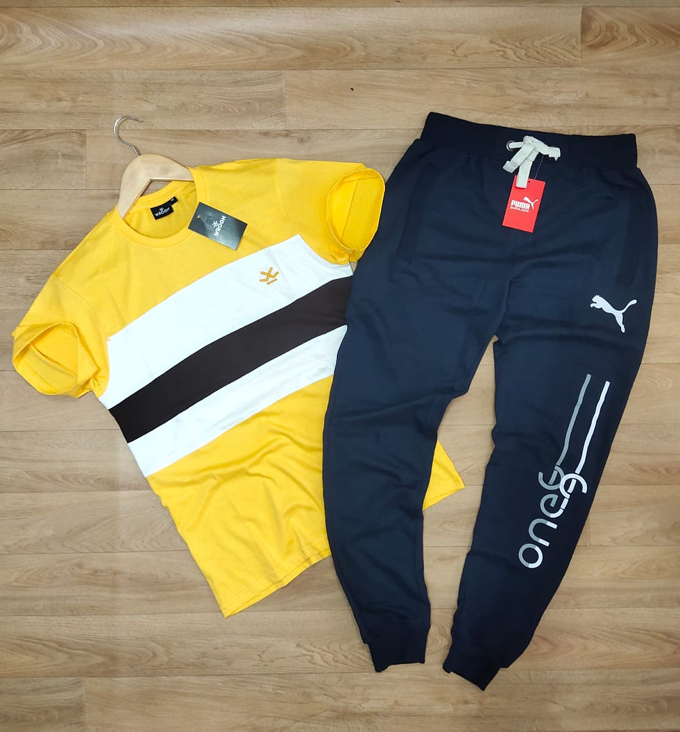 Thumbnail: Branded T-shirt + Track pant (combo) 