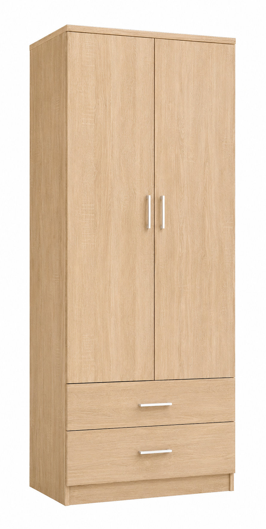 Madison Double Wardrobe with two drawers in-built drawers