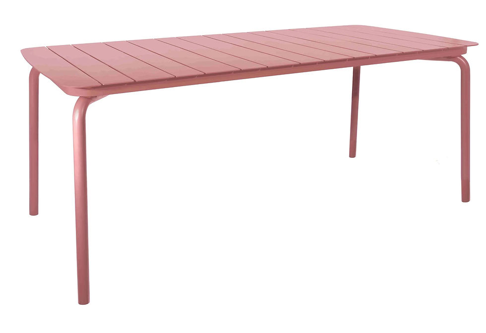 Thumbnail: Brace Rectangle Aluminium Slatted Table
