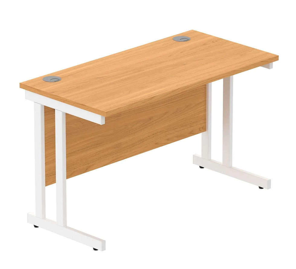 Thumbnail: Sleigh Double Cantilever Leg Desk