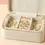 Thumbnail: Natural Linen Jewellery Box