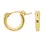 Thumbnail: Mia Hinged Hoop Earrings - Gold-filled