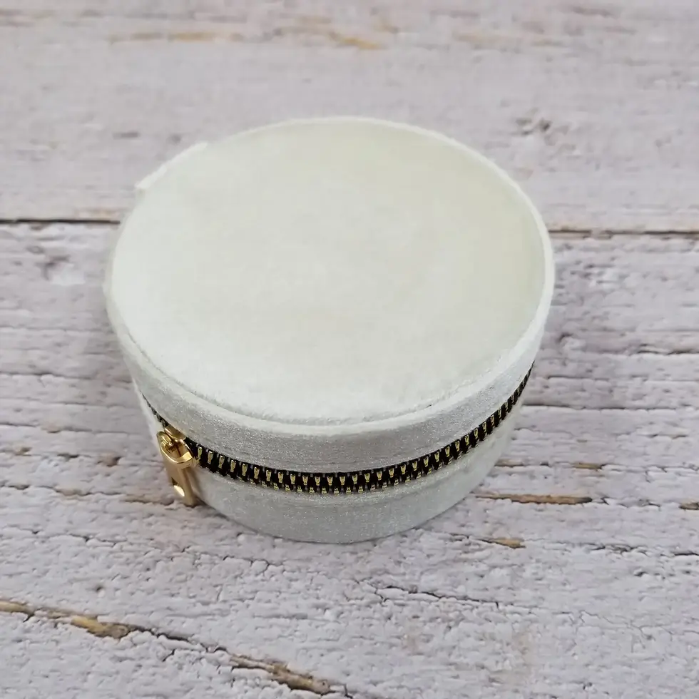 Thumbnail: Velvet Jewelry Box | Round