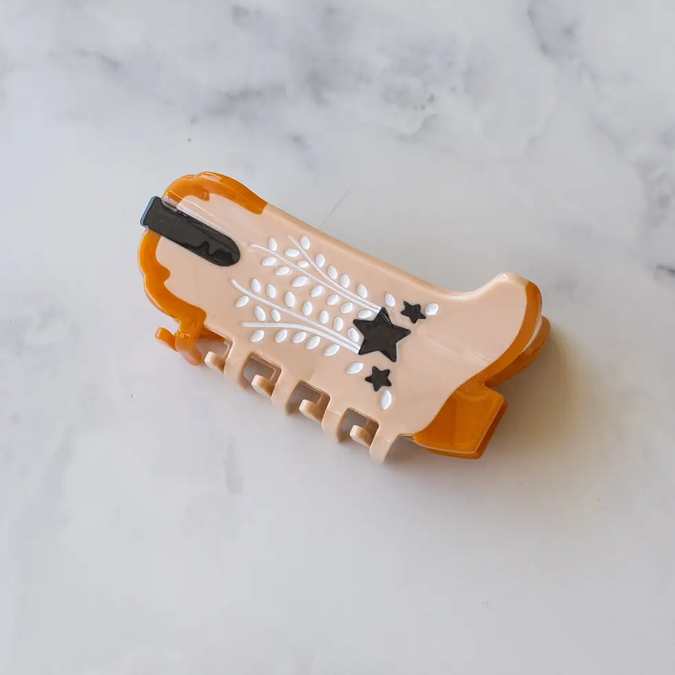 Thumbnail: Shooting Star Western Boot Hair Clip
