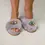 Thumbnail: Beaded Evil Eye Slippers | Grey