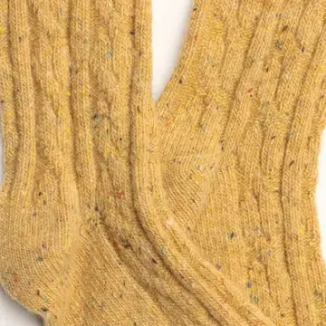 Thumbnail: Wool Blend Speckled Knit Socks