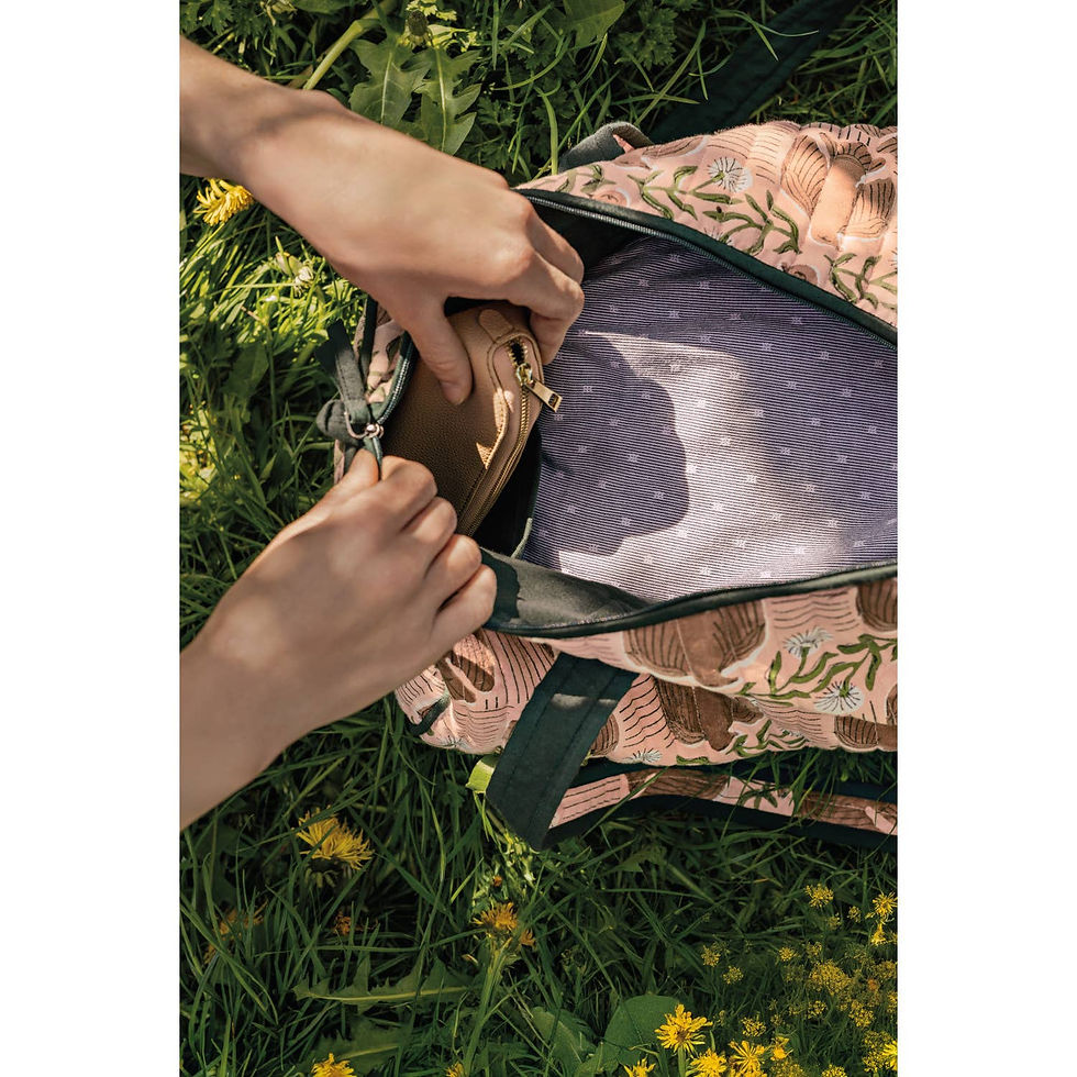 Thumbnail: Peregrine Block Print Weekender Duffel Bag