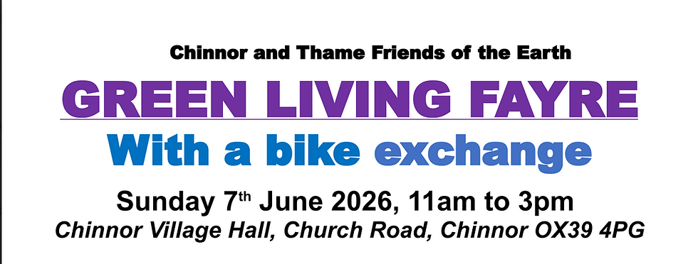 Green Living Fayre - With a bike exchange - Free Entrance - Sunday 7th June 2026, 11am to 3pm