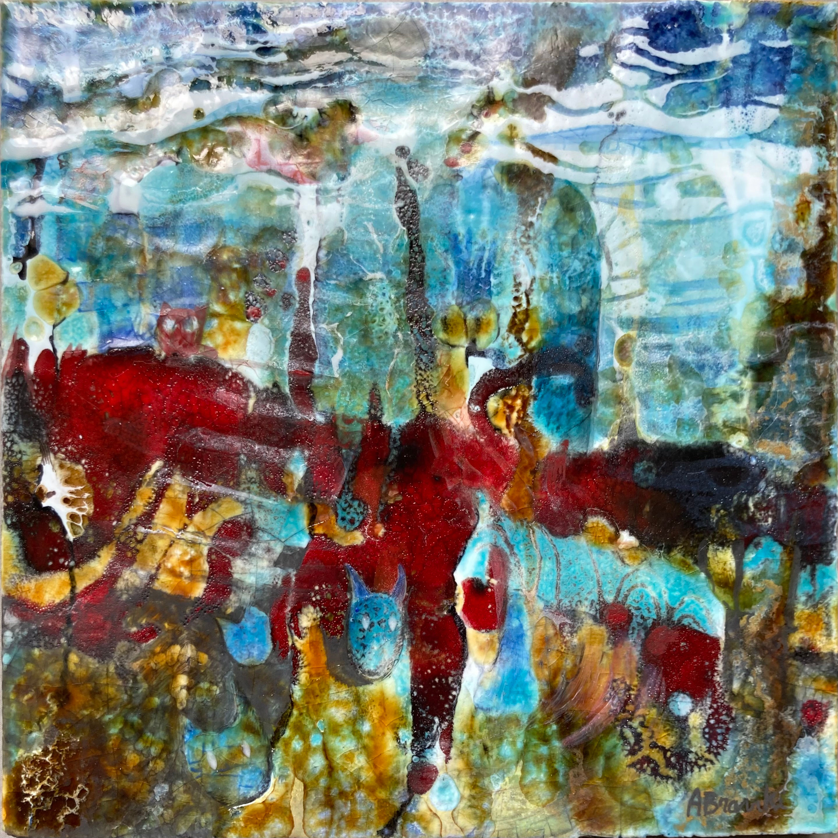 Pierre de lave 20x20