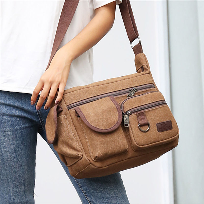 Canvas Messenger Bag