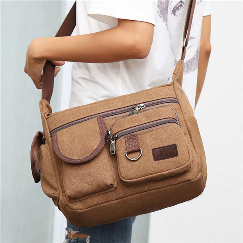 Canvas Messenger Bag