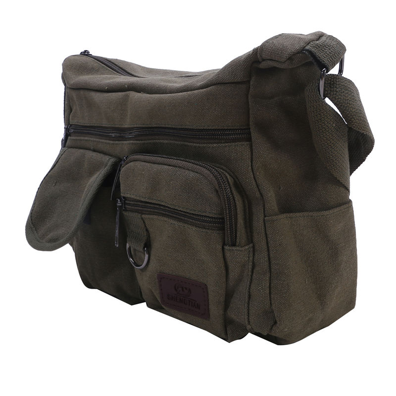 Canvas Messenger Bag