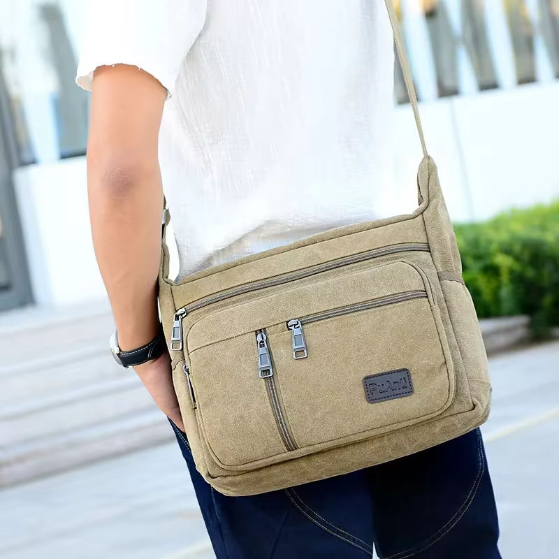 Men's Canvas Sholder Bag