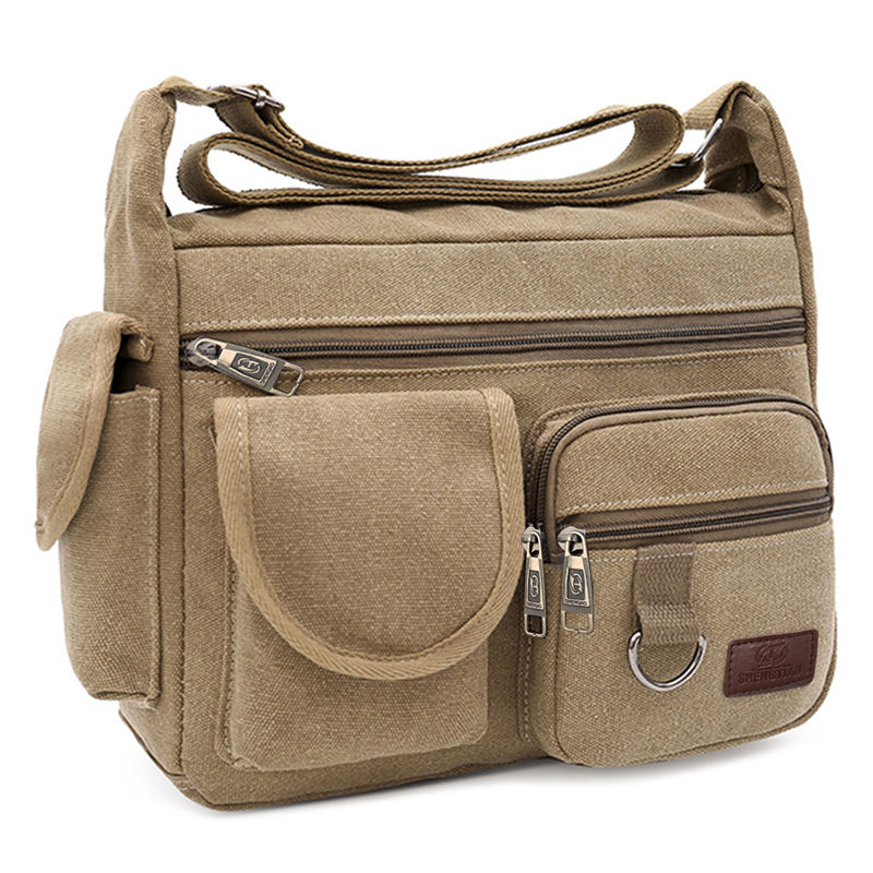 Canvas Messenger Bag