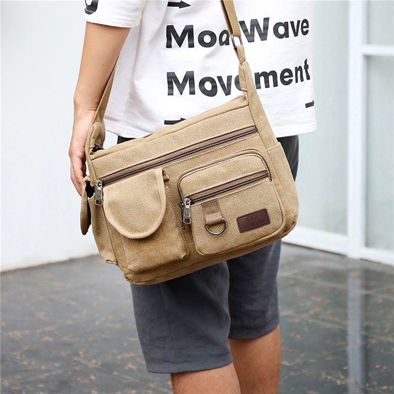 Canvas Messenger Bag
