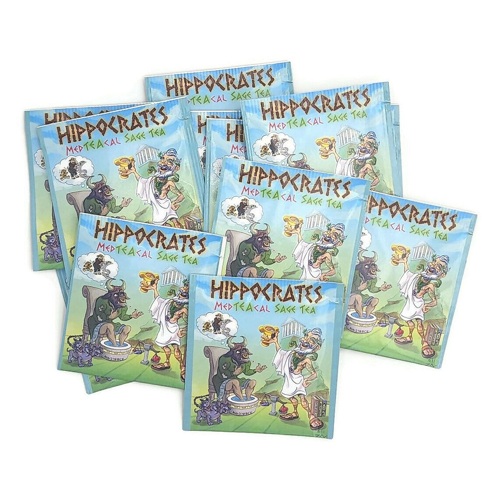 Thumbnail: Hippocrates: Organic Med-Tea-Cal Berry Sage Tea (Herbal / Caffeine Free)