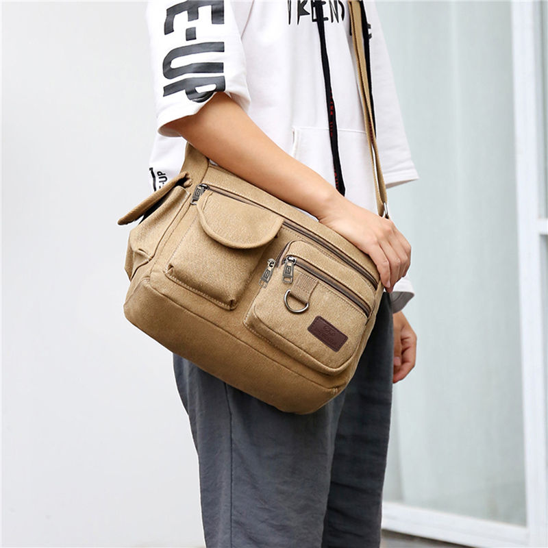 Canvas Messenger Bag