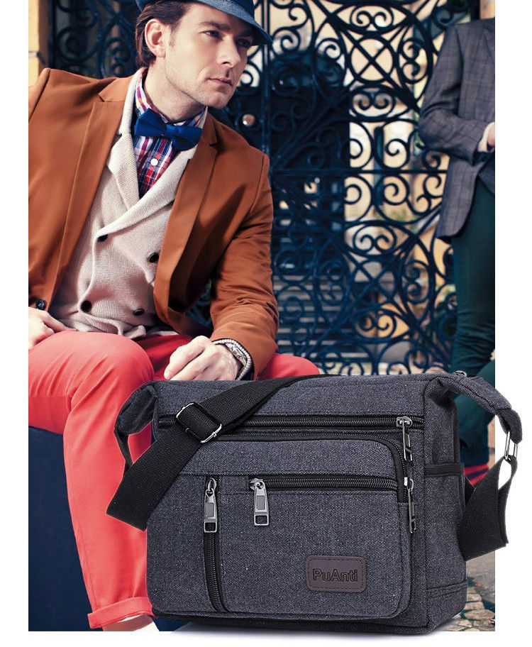 Men's Canvas Sholder Bag