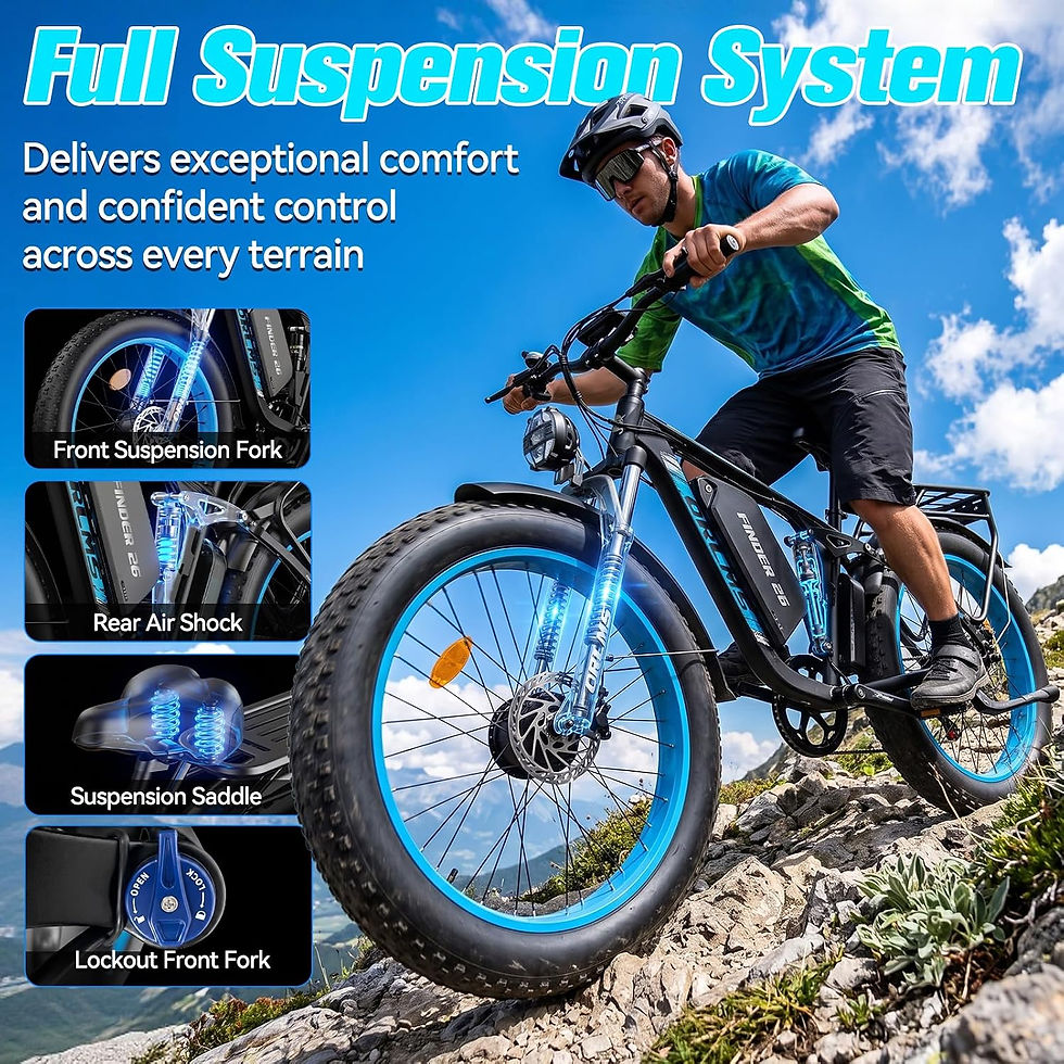 Thumbnail: 8000W Dual Motor Electric Bicycle Adults 60V25Ah Removable Battery Mountain Off-