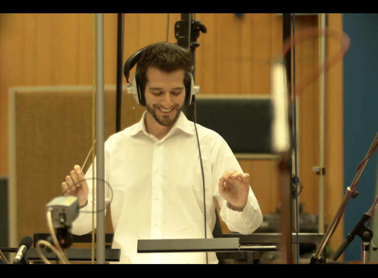 Conducting at Abbey Road Studios