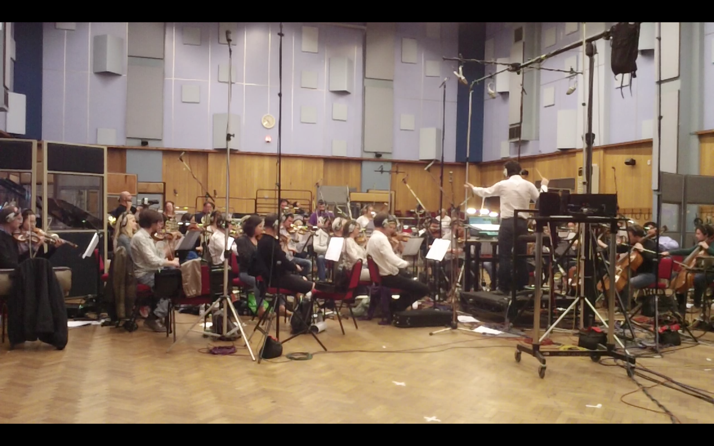 Recording at Abbey Road Studios