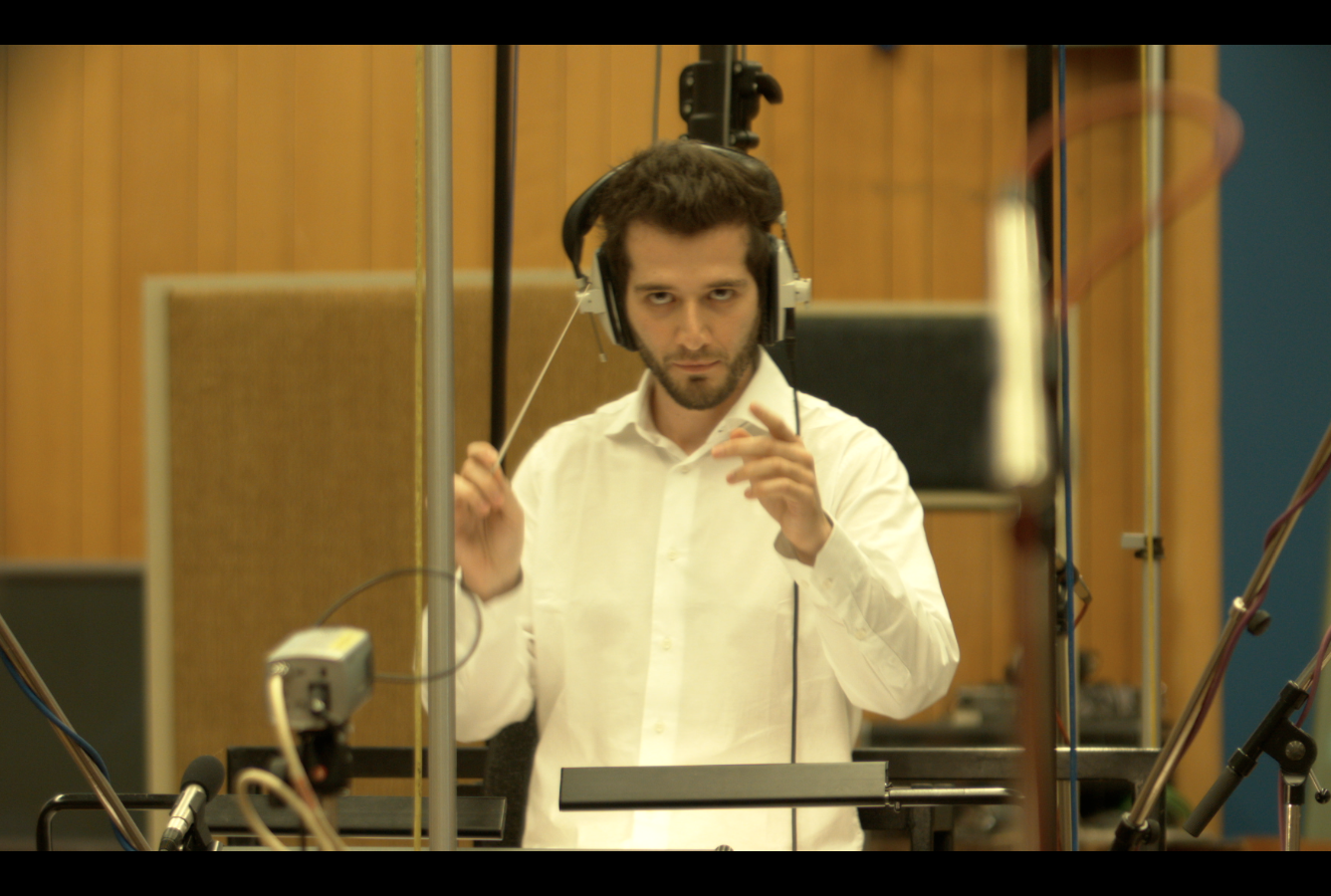 Conducting at Abbey Road Studios