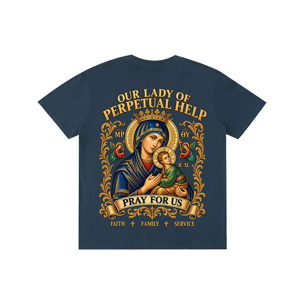 Thumbnail: Our Lady of Perpetual Help - Pure Cotton Unisex T-Shirt