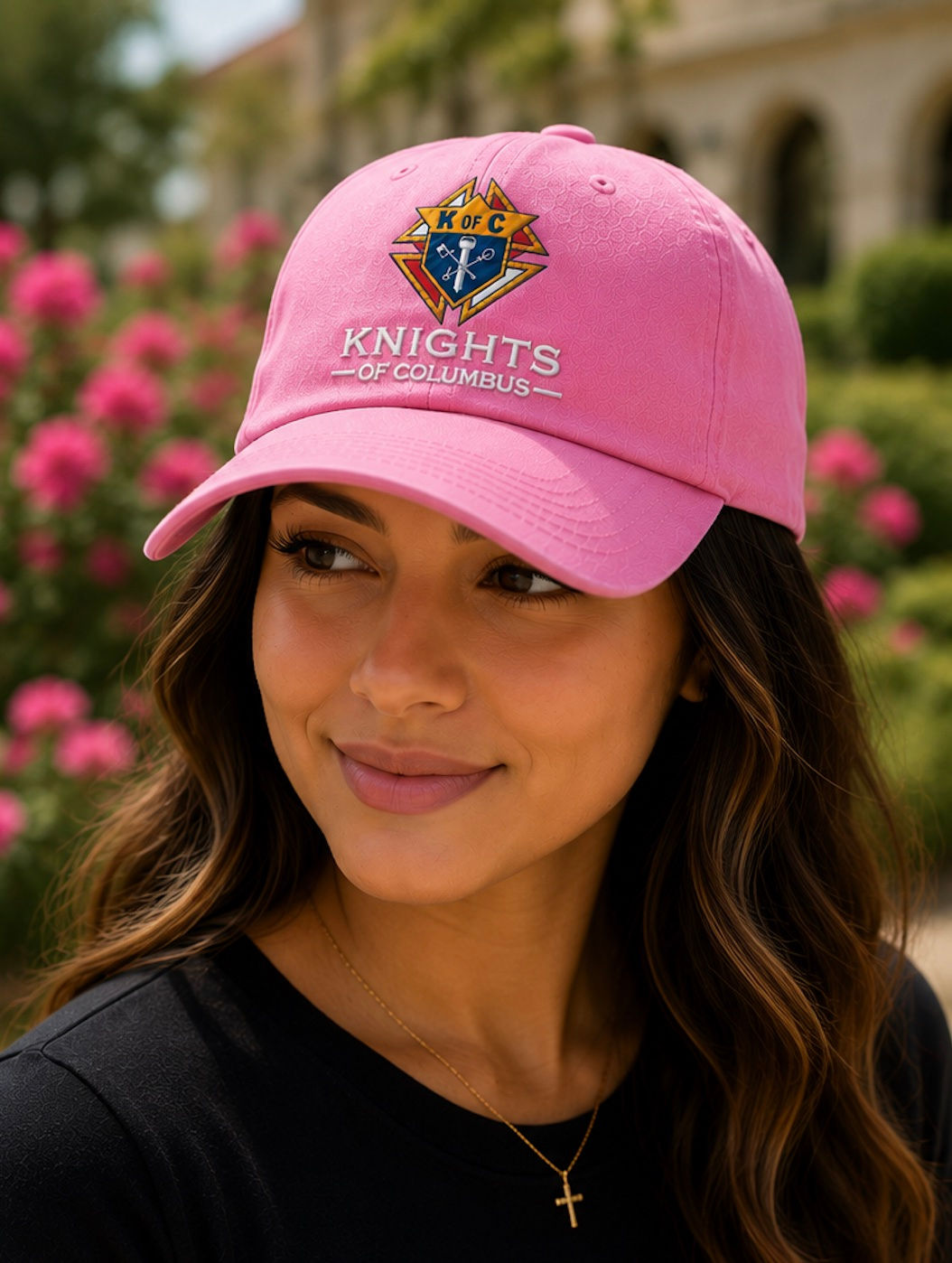 Knights of Columbus Premium Baseball Cap - Pink