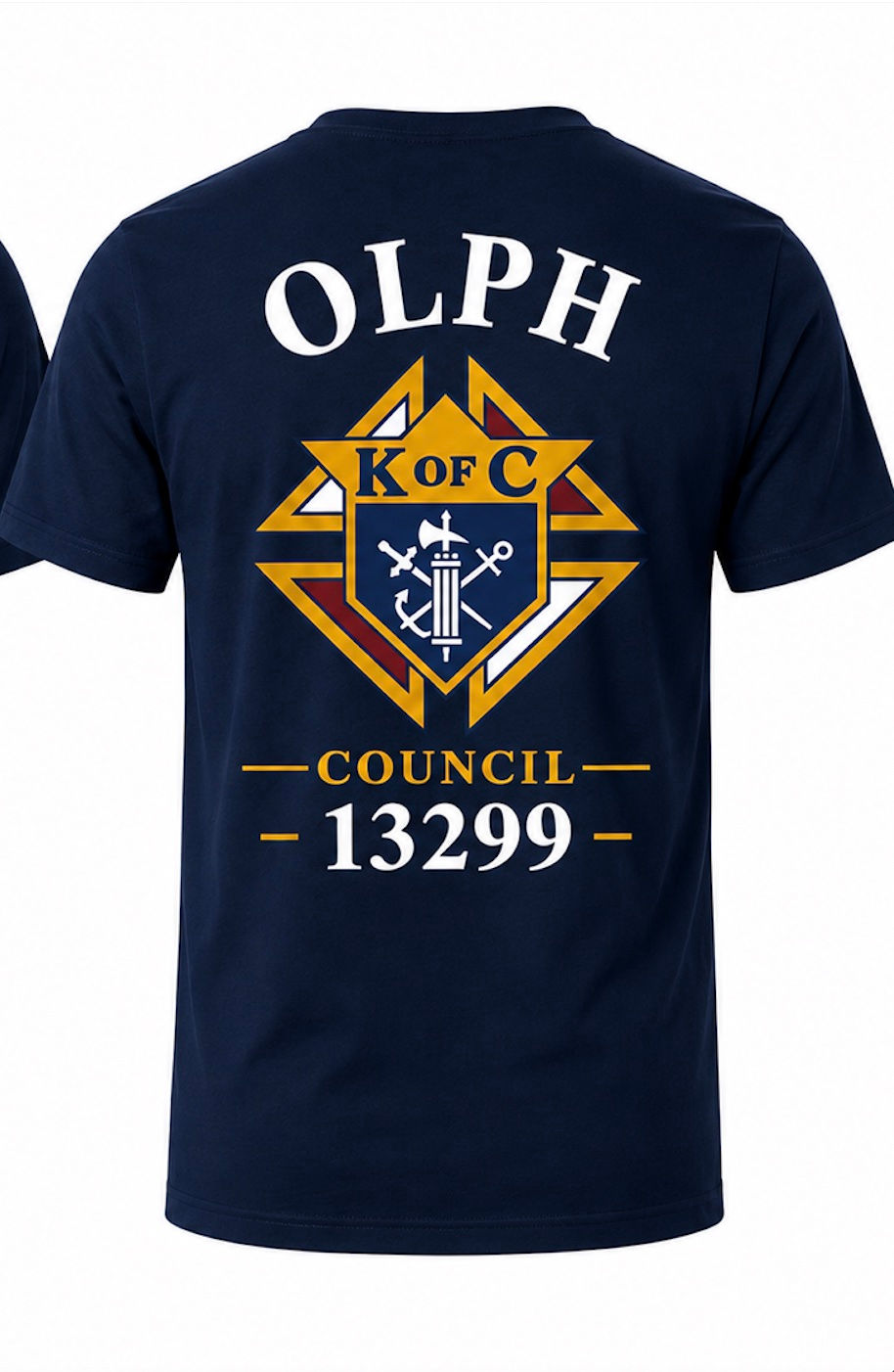 OLPH Council 13299 Knights of Columbus T-Shirt - Navy Blue