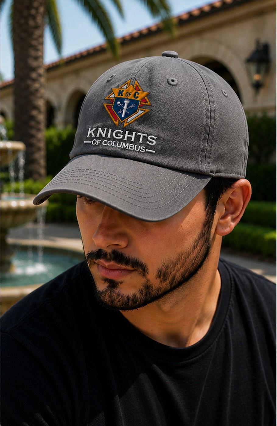 Knights of Columbus Premium Baseball Cap - Grey
