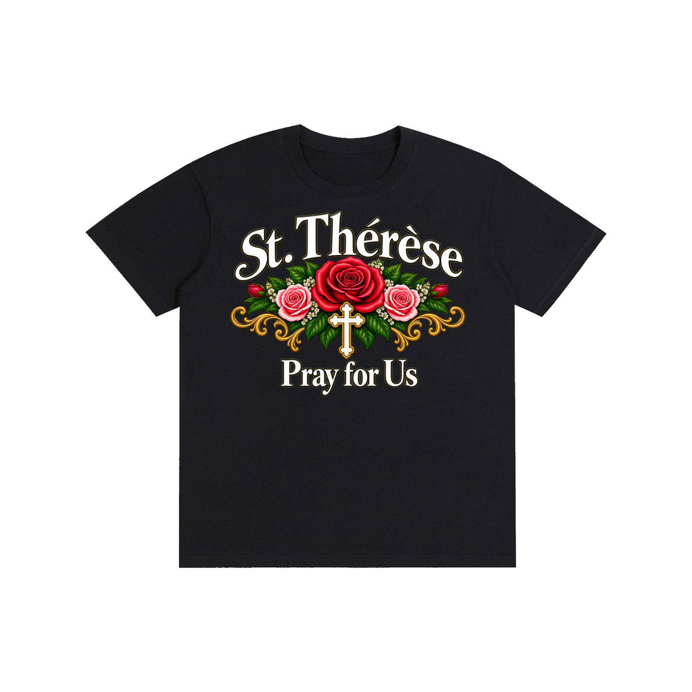 St Therese of Lisieux - Pure Cotton Unisex T-Shirt