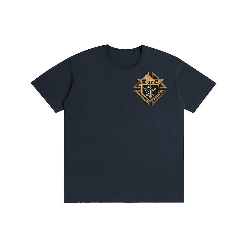 Thumbnail: Knights of Columbus Faith in Action - Pure Cotton Unisex T-Shirt